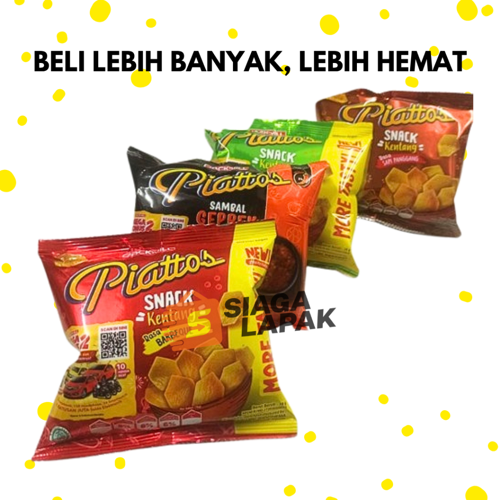 

Piattos 15gr ECERAN 1 PCS All Varian Rasa BBQ Seaweed Sapi Panggang [BELI BANYAK LEBIH MURAH]
