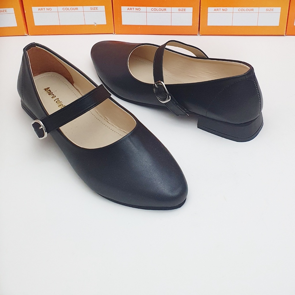 sepatu Hak wanita sepatu Mules Heels Wanita Hak 2cm HF-001