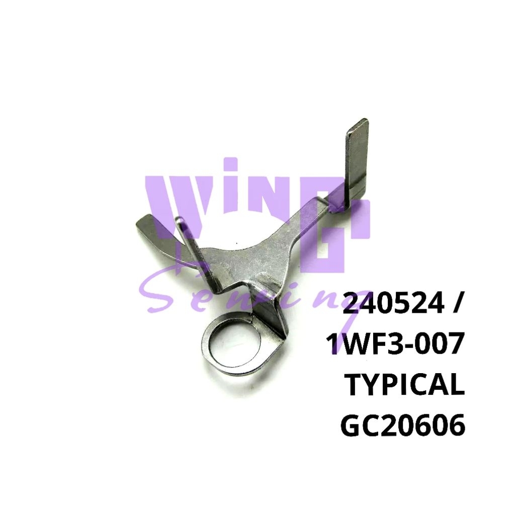 1WF3007 TYPICAL GC20606 Plat Kaki Tiga Bagian Tiang Sepatu Mesin Jahit Walking Foot Jarum 2