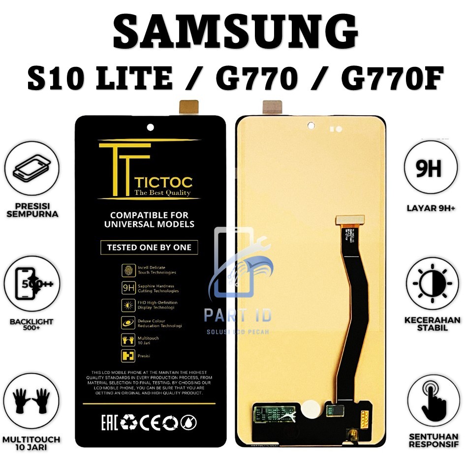 LCD TOUCHSCREEN SAMSUNG S10 LITE / G770 / G770F FULLSET ORIGINAL 100%