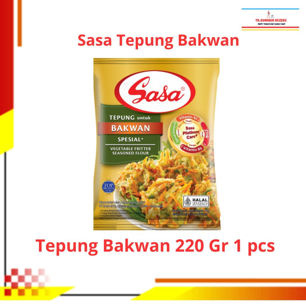 

Sasa Tepung Bumbu Bakwan Spesial Bervitamin dan Bermineral 225 Gr PROMO MURAH