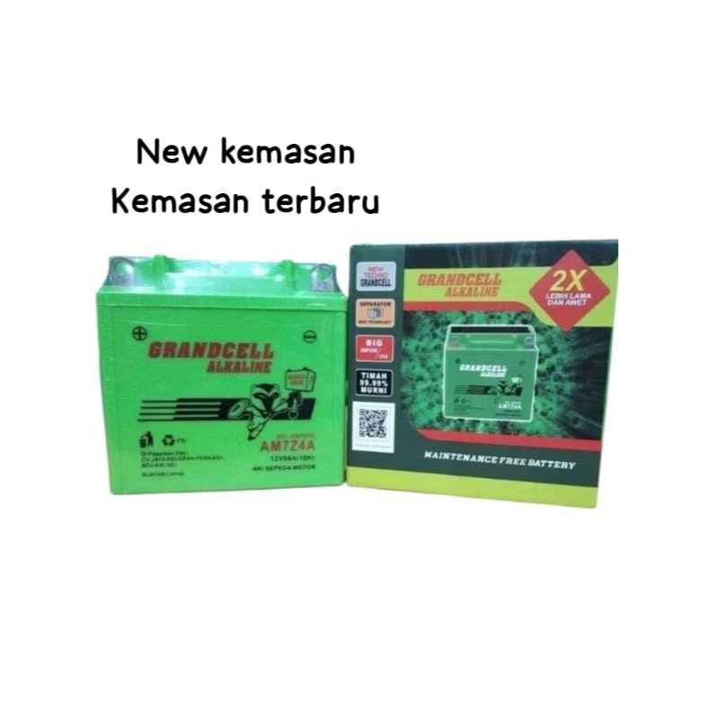 AKI MOTOR KERING |AKI ALKALINE GRANCELL  SUZUKI THUNDER 125 KERING MF YB7-A AM7Z4A 12V 9AH 10HR MTX9