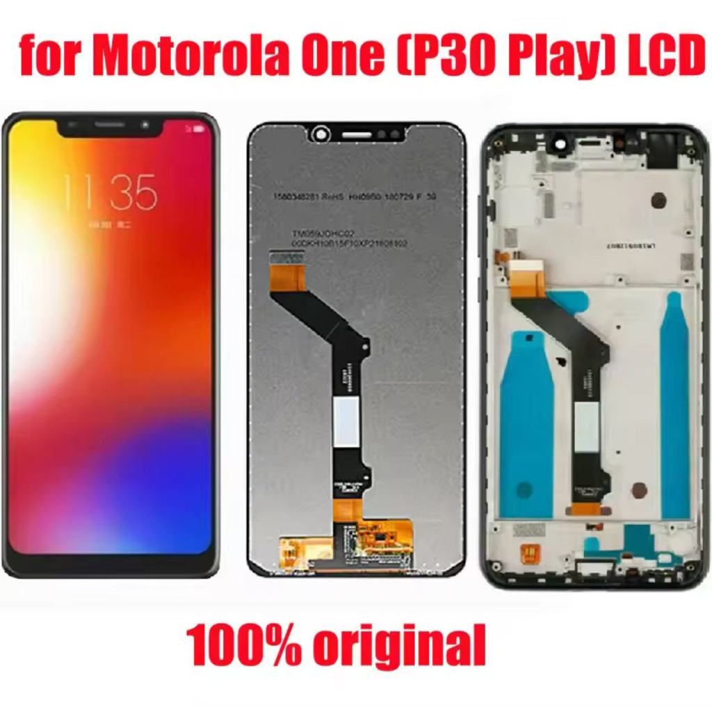 Original  For Motorola moto One p30 play/P30/P30Note LCD touch screen For one p30 play XT1941-1 XT19