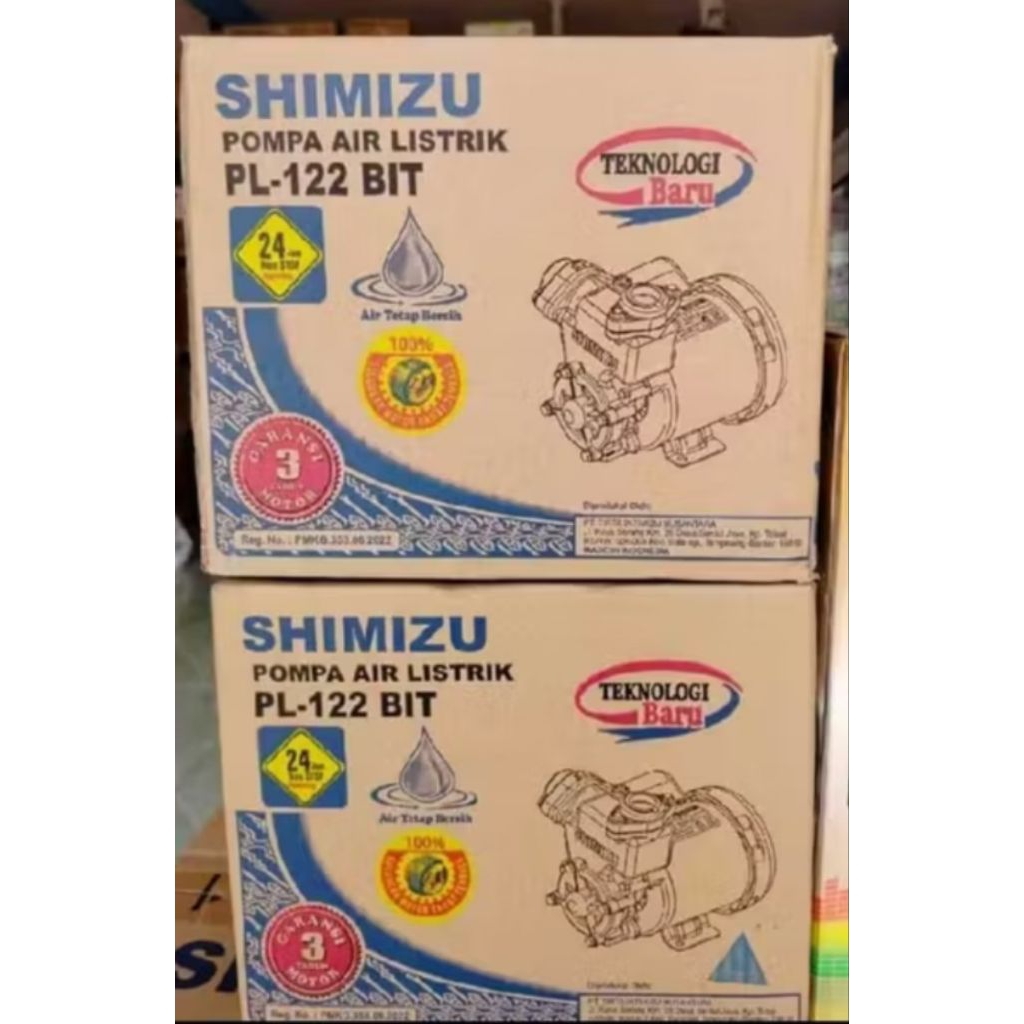 Pompa Air Shimizu PS-122 / Pompa air non Otomatis