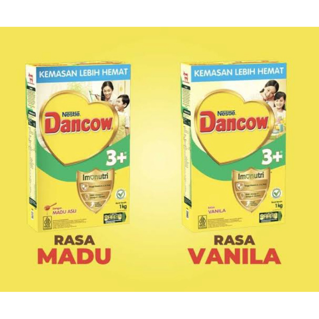 

Dancow 3+ (3-5th) vanilla / madu 1kg