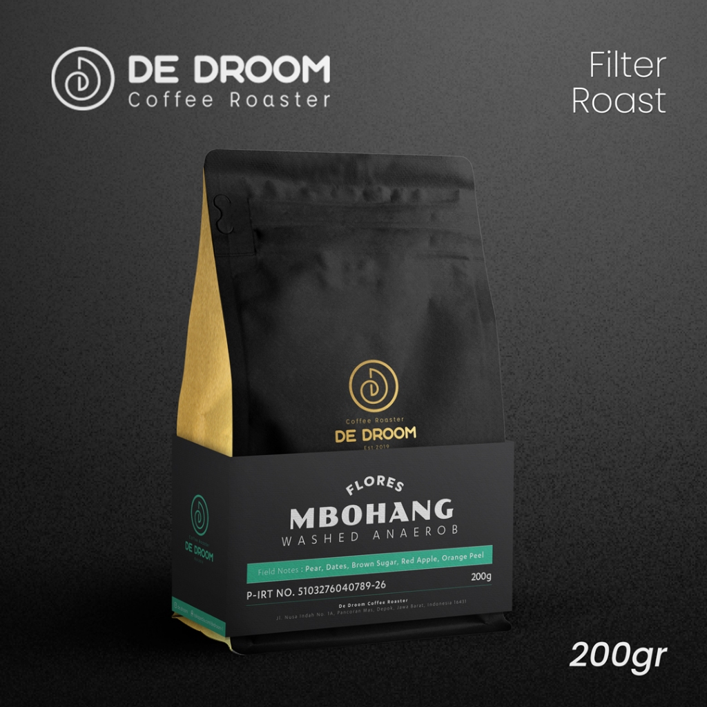 

De Droom - Arabica Flores Mbohang Washed Anaerobic - Biji Kopi Filter Manual Brew