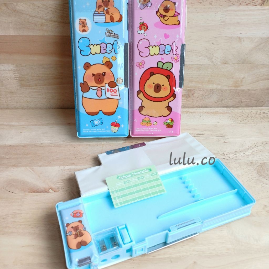 

Kotak pensil case magnet 2 sisi CAPYBARA TPL4048A