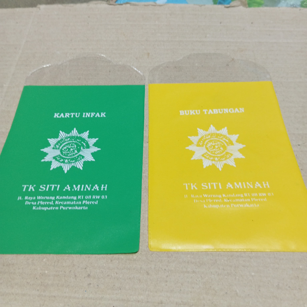 

SAMPUL BUKU TABUNGAN BUKU SPP CUSTOM