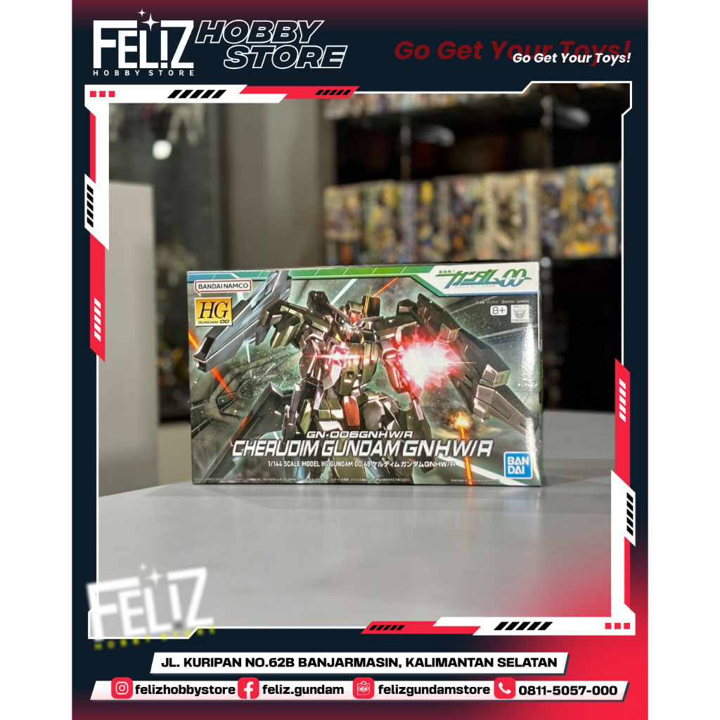 ( BANDAI ) HG 1/144 GUNDAM OO CHERUDIM GUNDAM GNHW/R