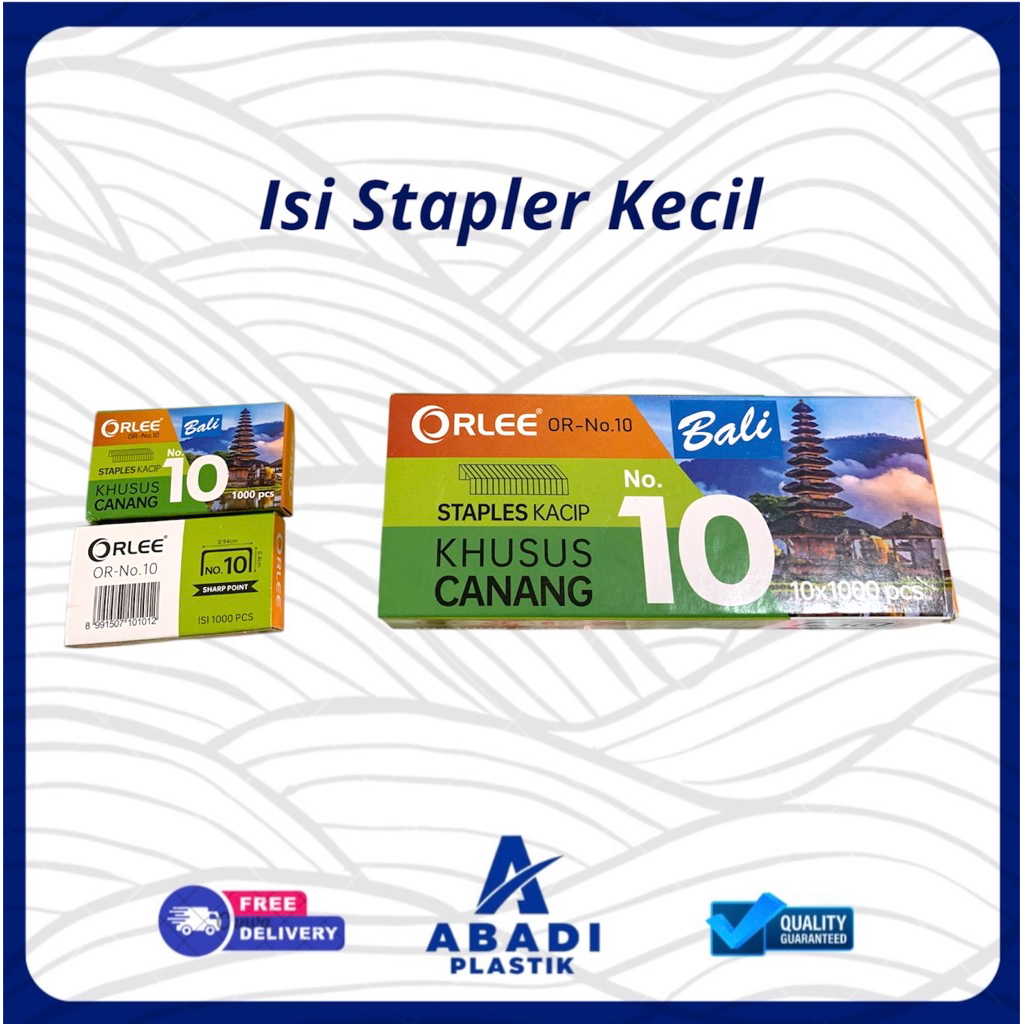 

[ 10 PACK ] Isi Staples Kecil