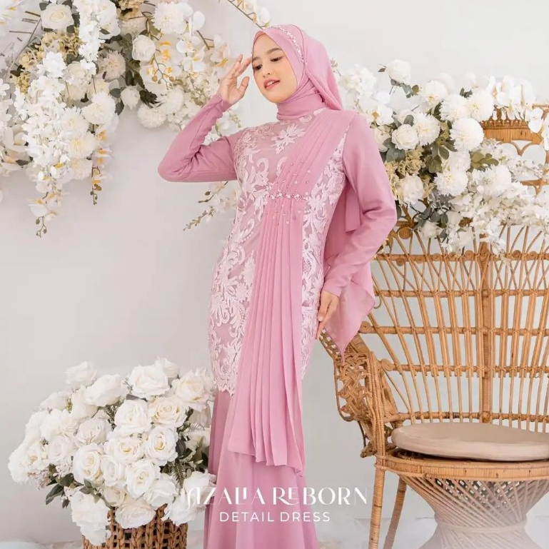 READY STOCK - MYLYF OFFICIAL - AZALIA DRESS - MERMAID - GAUN - PANJANG - WISUDA KONDANGAN TUNANGAN L