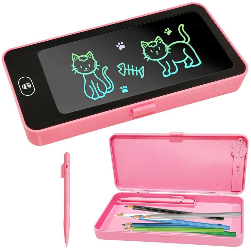 

[TKON] Kotak Pensil Anak 2 in 1 KPL220 – Dilengkapi LCD Writing Pad & Stylus, Cocok untuk Belajar dan Coretan Kreatif - Dengan Edukasi Yang Dapat Dihapus free stylus