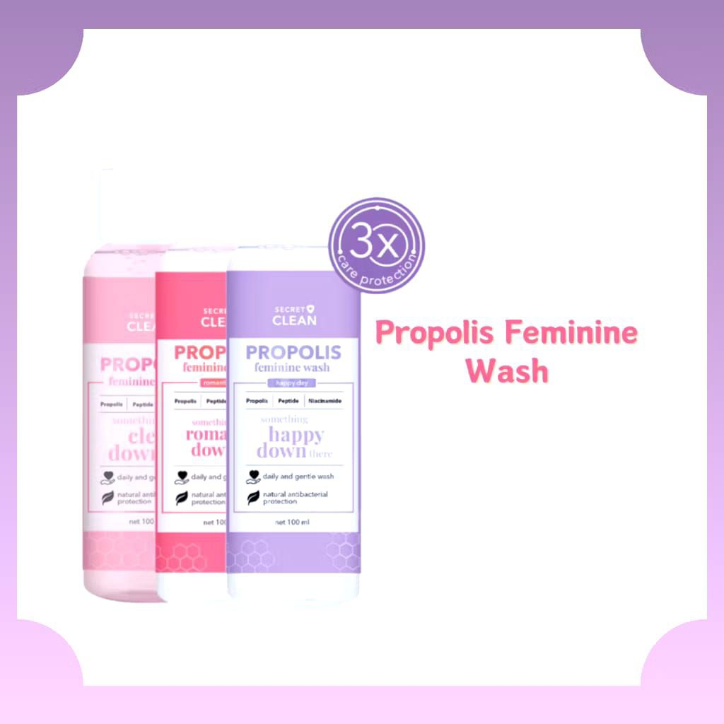 (COD)SECRET CLEAN PROPOLIS | SECRET CLEAN SABUN 100ML | SECRET CLEAN SPRAY 8ML