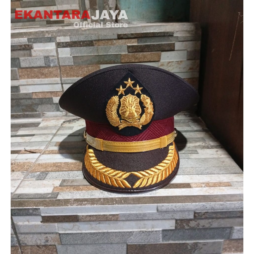 Topi Pett PAMA Polri