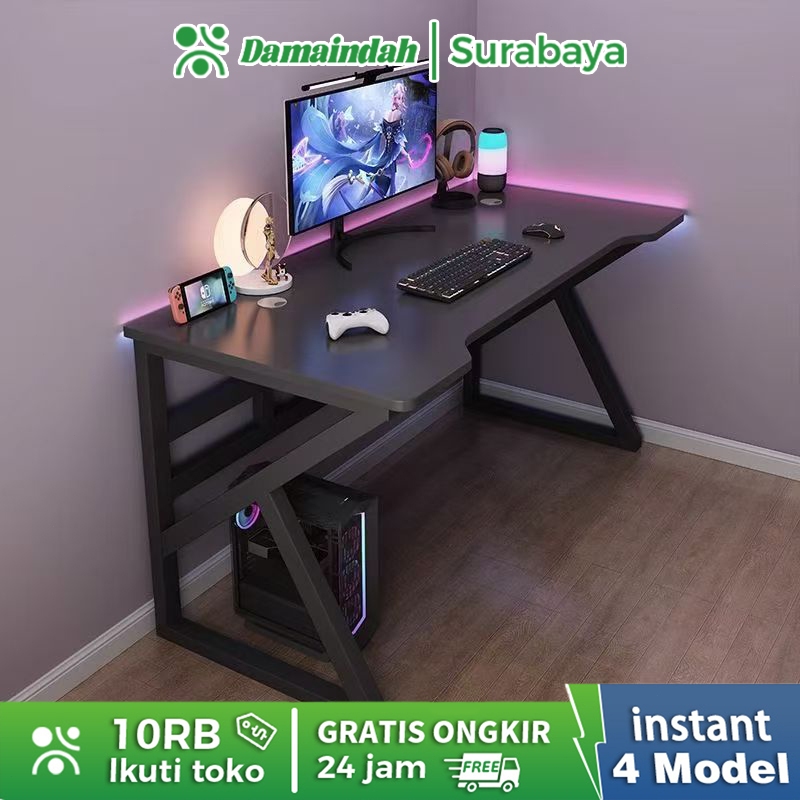 Damaindah Meja Gaming Karbon Serat Meja gaming Meja komputer Meja komputer minimalis Meja belajar
