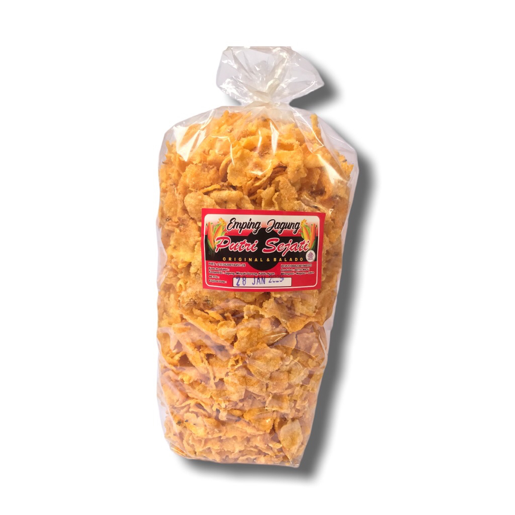 

Keripik Emping Jagung Putri Sejati 500 gram