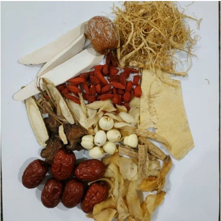 

Tim ayam obat herbal/12 macam dengan akar ginseng