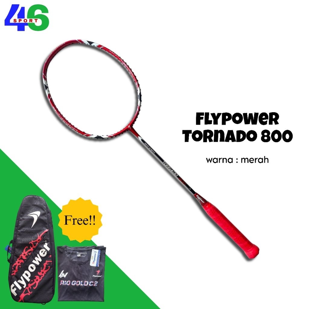 Raket Badminton Flypower TORNADO 800 Original