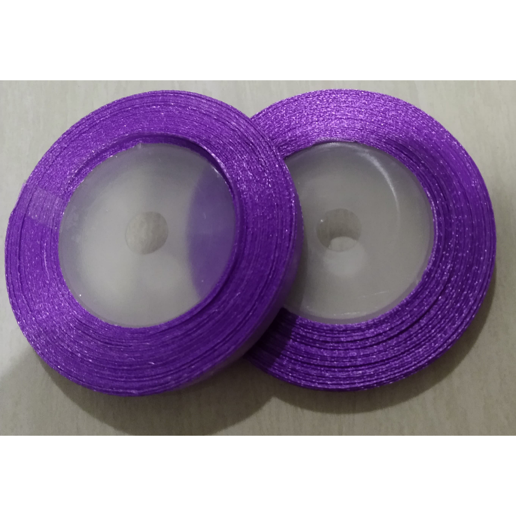 

Pita Satin 1/4 Inchi atau 0,6cm Warna Ungu Muda Jual Perpcs