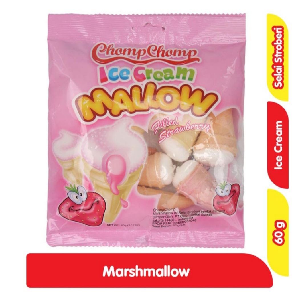 

Chomp-Chomp Ice Cream Mallow Strawberry Marshmallow 60
