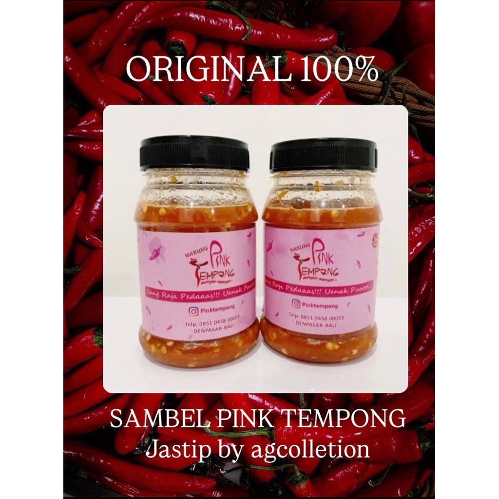 

SAMBEL PINK TEMPONG ORIGINAL 100% DIKIRIM DI HARI YANG SAMA