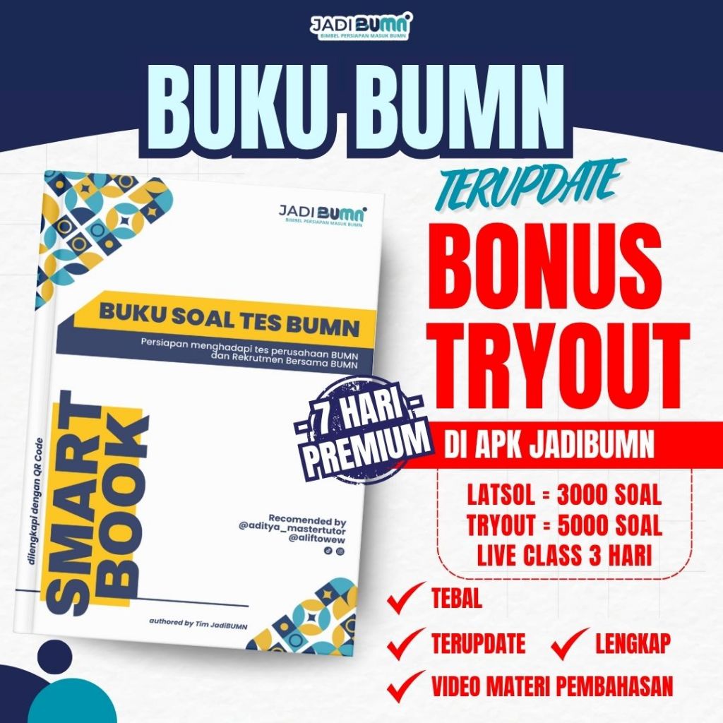 Buku BUMN TERUPDATE - soal terupdate tes bumn