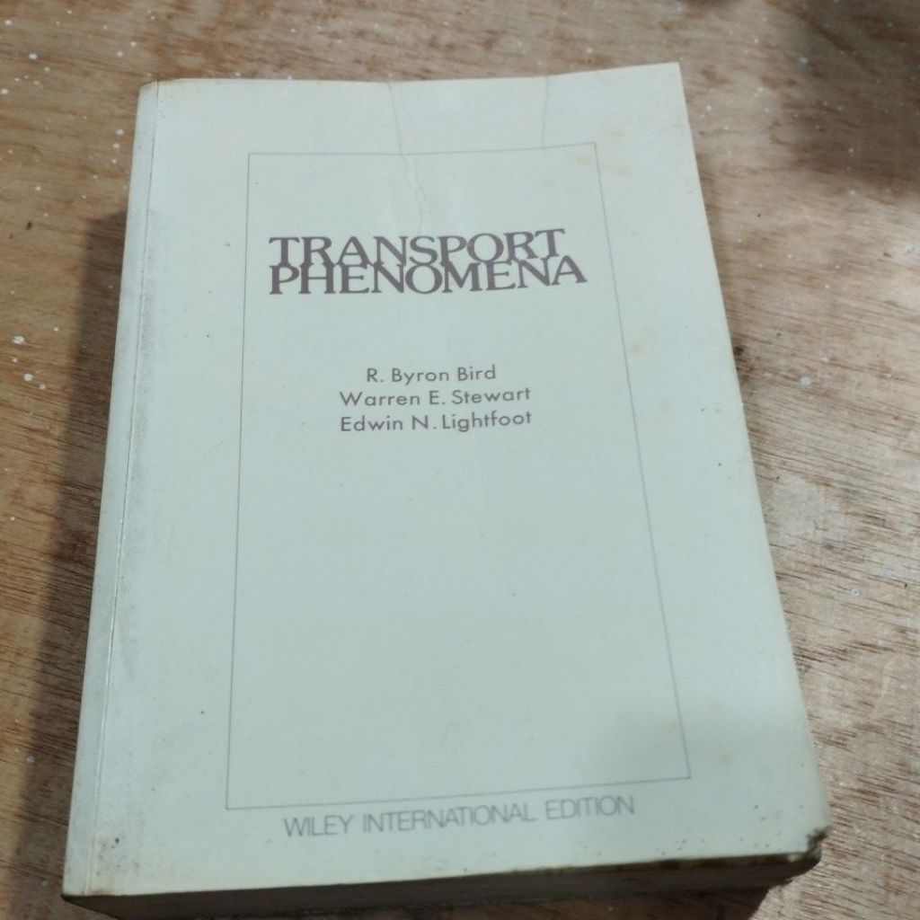 Buku Original Transport Phenomena