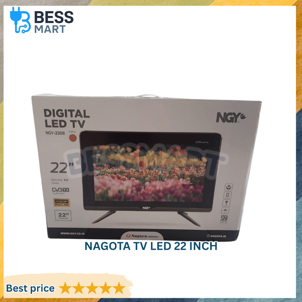 NAGOYA TV LED Digital 22 Inch Gold (PCS)