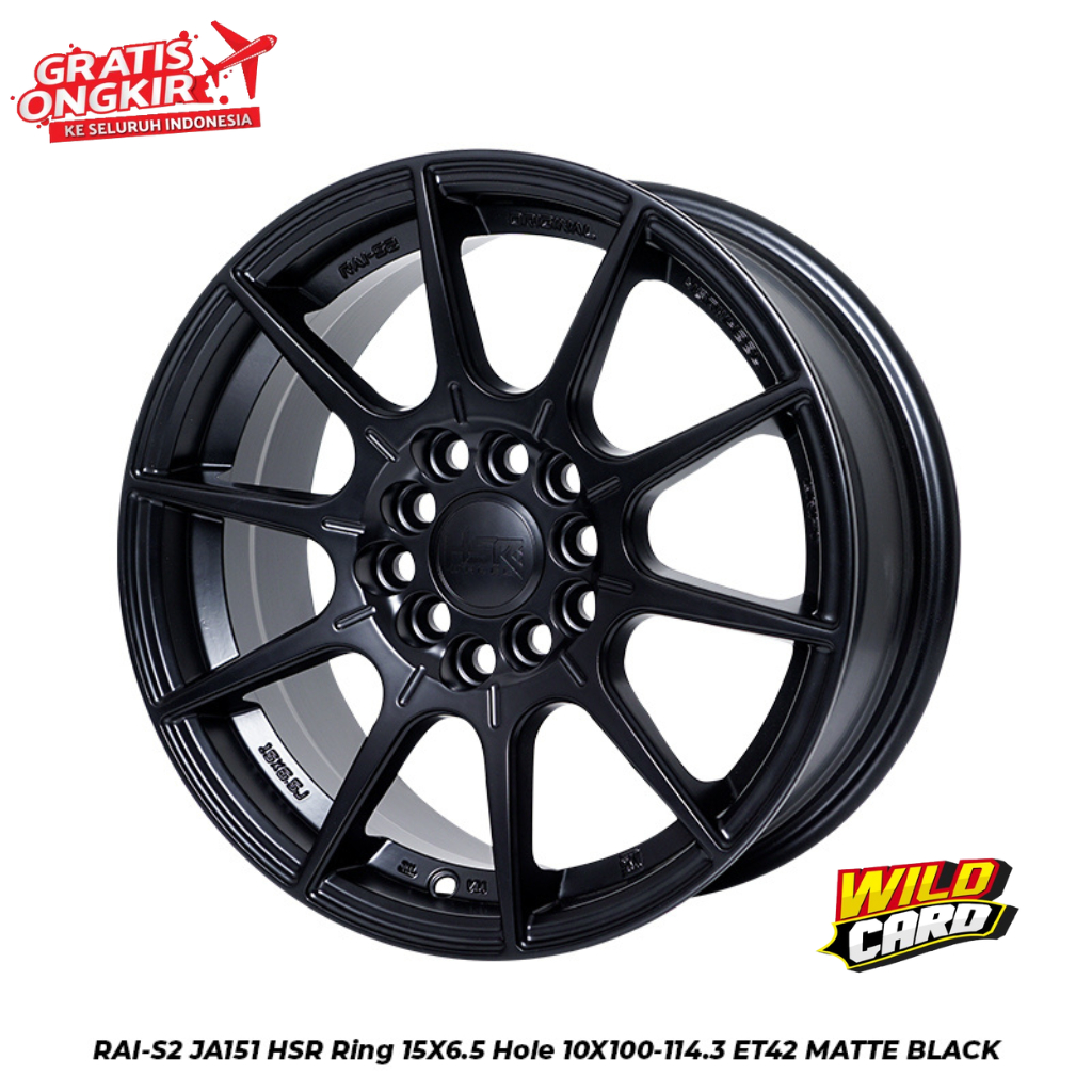 Promo Velg HSR RAI S-2 R15 Mobil Ertiga Baleno Orlando dll