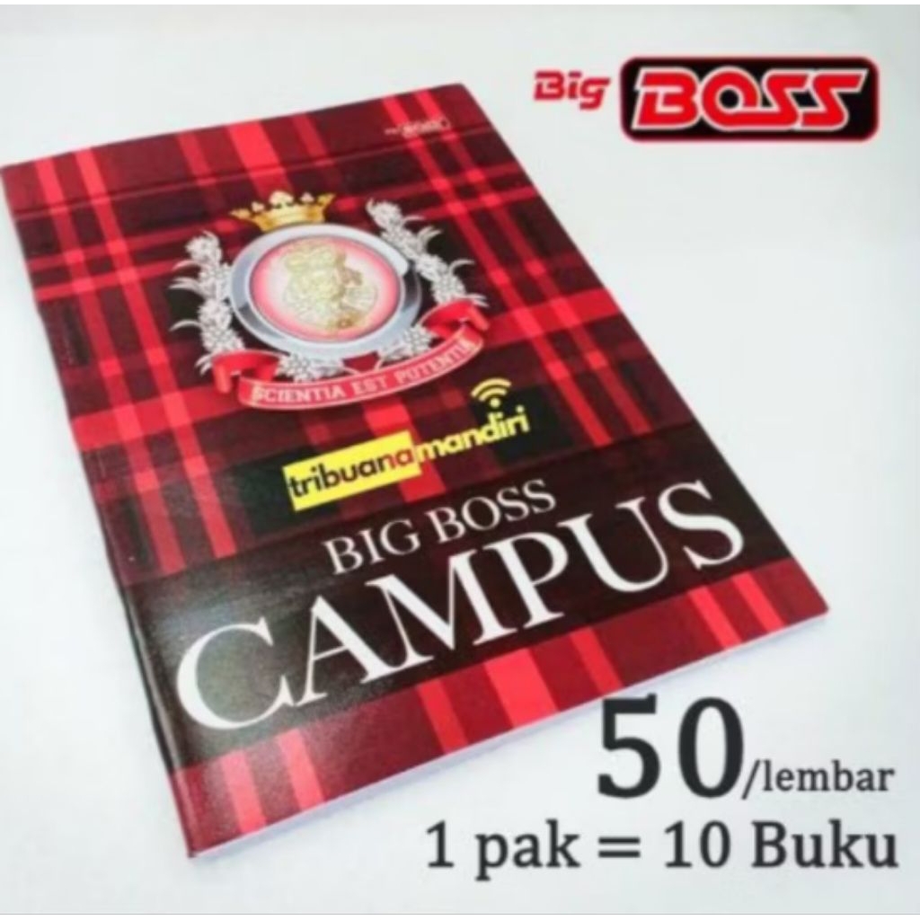 

Buku tulis big bos campus isi 50 lembar