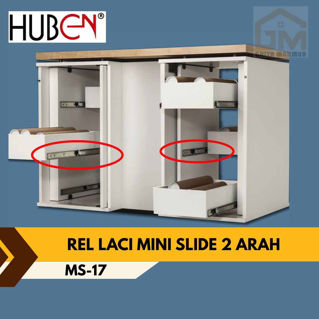 Huben Rel Mini Slide 17mm Rel Laci Mini MS-17