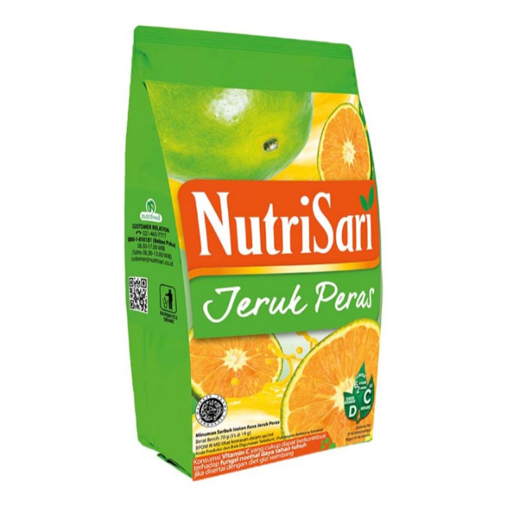 

NutriSari Jeruk Peras 5 x 14 gr