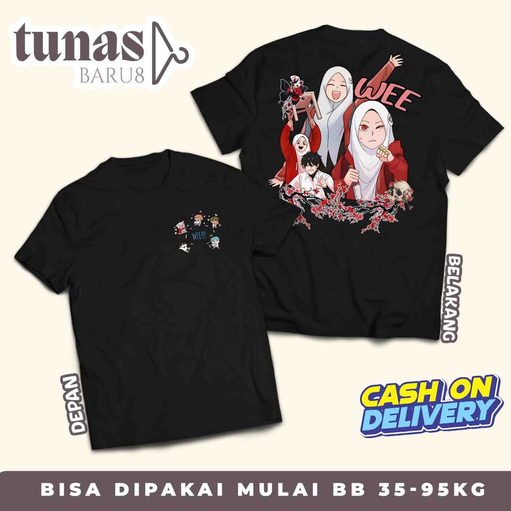 Kaos Korean Style Amu Webtoon Wee Tshirt Distro Katun Premium 24s Tshirt Distro Dewasa Bisa COD