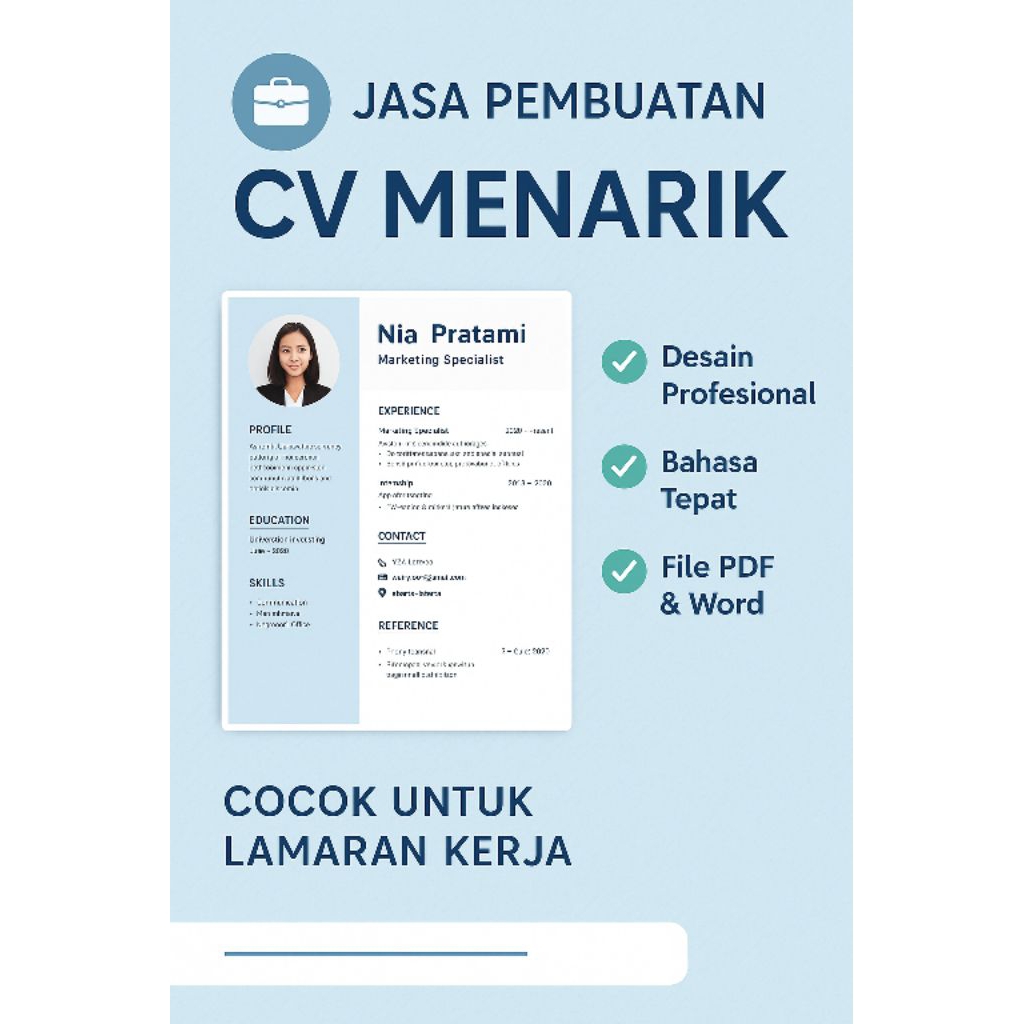 Jasa pembuatan CV ATS friendly