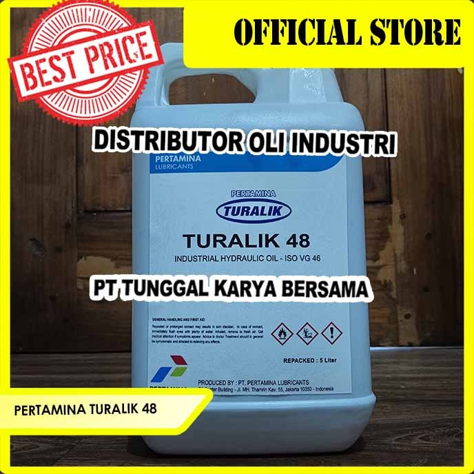 PERTAMINA TURALIK 48 ( ISO VG 46 - 5 Liter )
