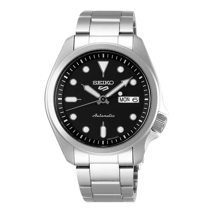 Seiko 5 Sports SRPE55K1 Automatic Black Dial Stainless Steel Bracelet