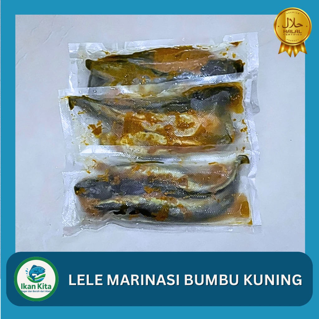 

Ikan Lele Marinasi Bumbu Kuning Frozen Siap goreng Bogor