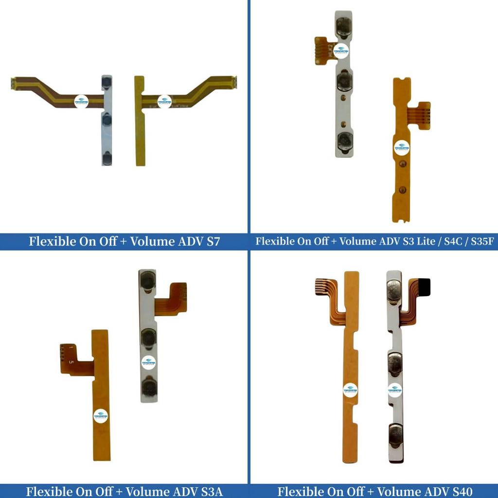 Flexible On Off + Volume Advan S7 - S3 Lite - S4C - S35F - S3A - S40