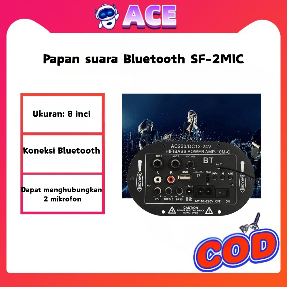 35-400W Mini Power Amplifier Board 220V 12V 24V Audio Bluetooth USB Radio TF DIY Subwoofer Karaoke P