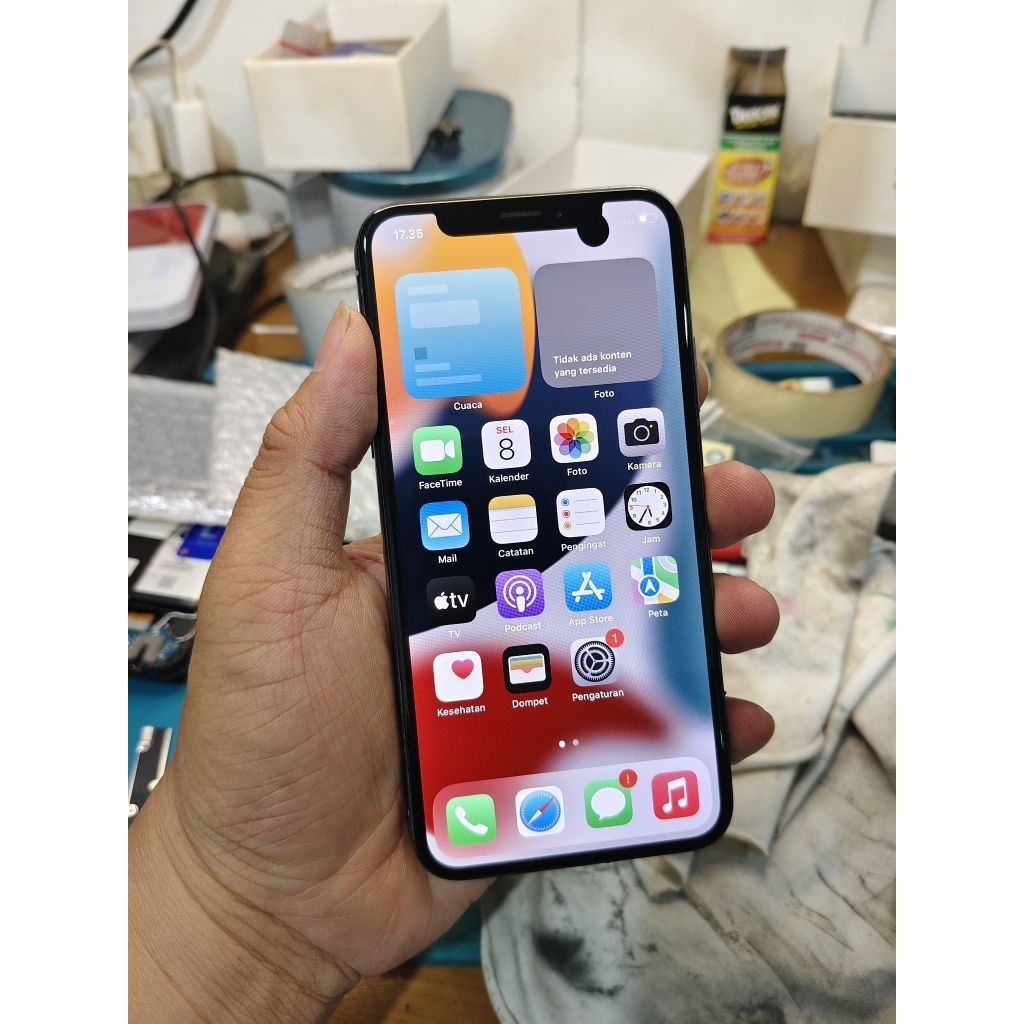lcd iphone x original minus tompel