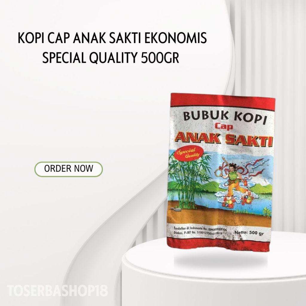 

Kopi Cap Anak Sakti Ekonomis SPECIAL QUALITY 500gr / Bubuk Kopi ASLI MEDAN / Kopi Robusta Lokal