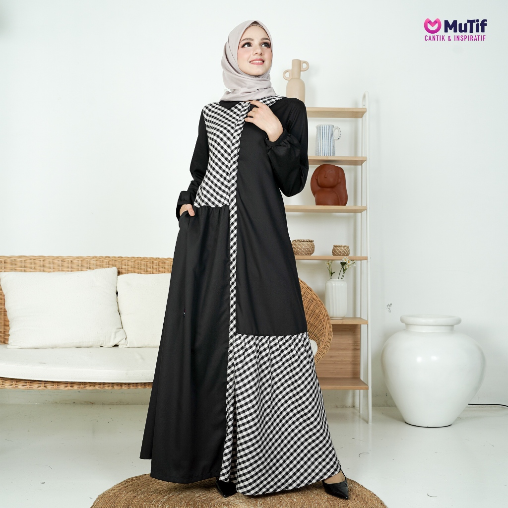 MUTIF Gamis Wanita Dewasa Tiermala