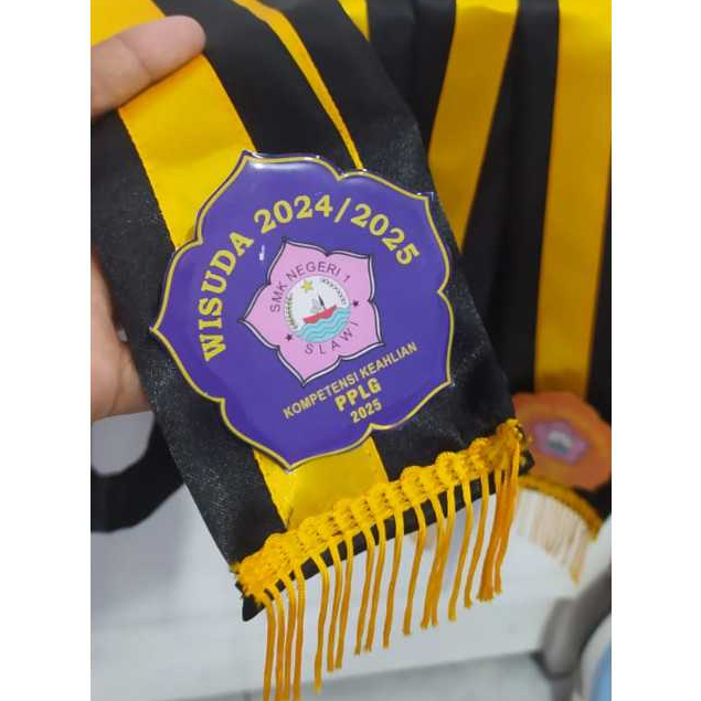 Kalung Samir Wisuda Kain Satin Anak TK / PAUD