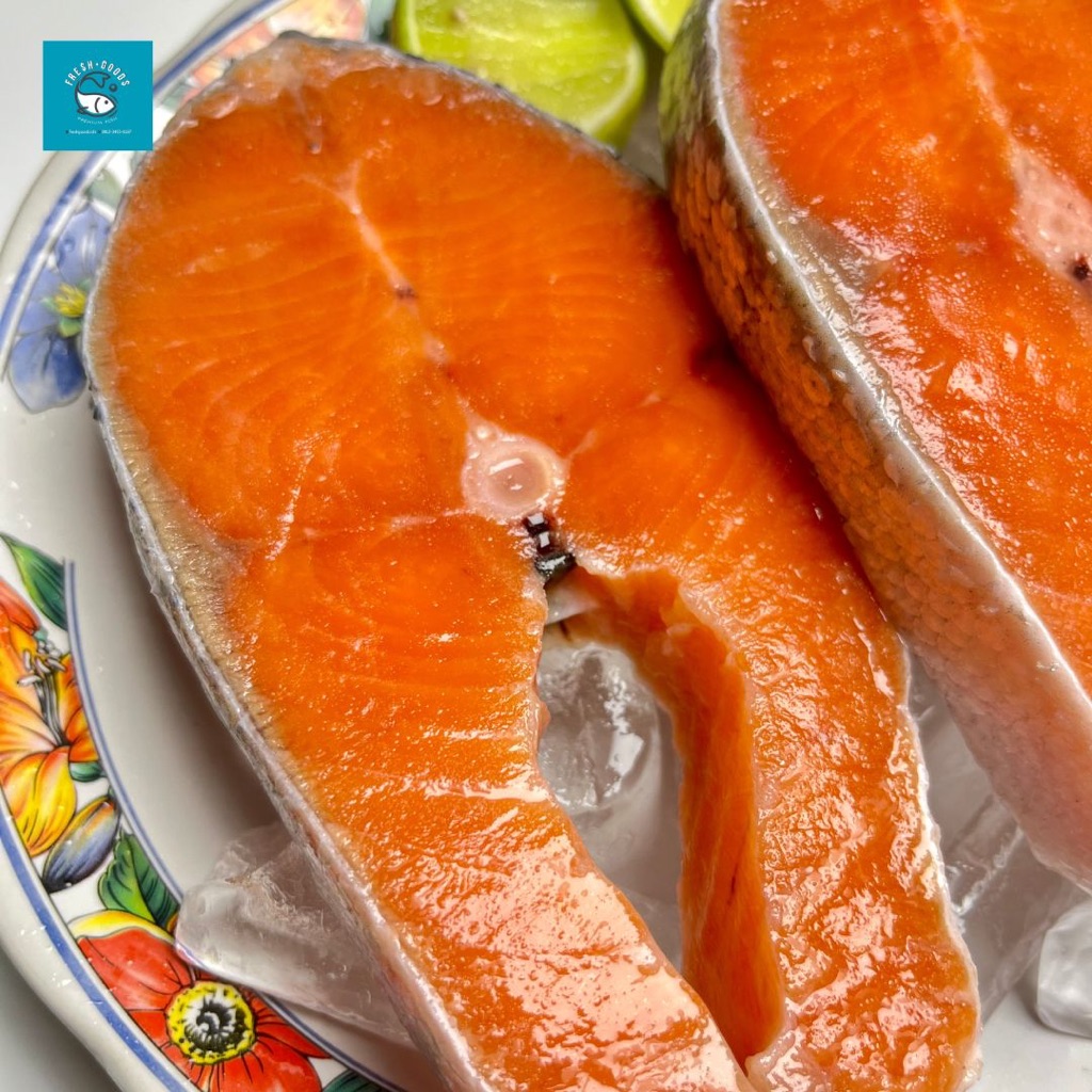 

Ikan Salmon Atlantic Norwegian Trout Steak Cut Premium / Salmon Steak Cut Dijamin Segar dan Berkualitas by FreshGoods Jakarta Barat