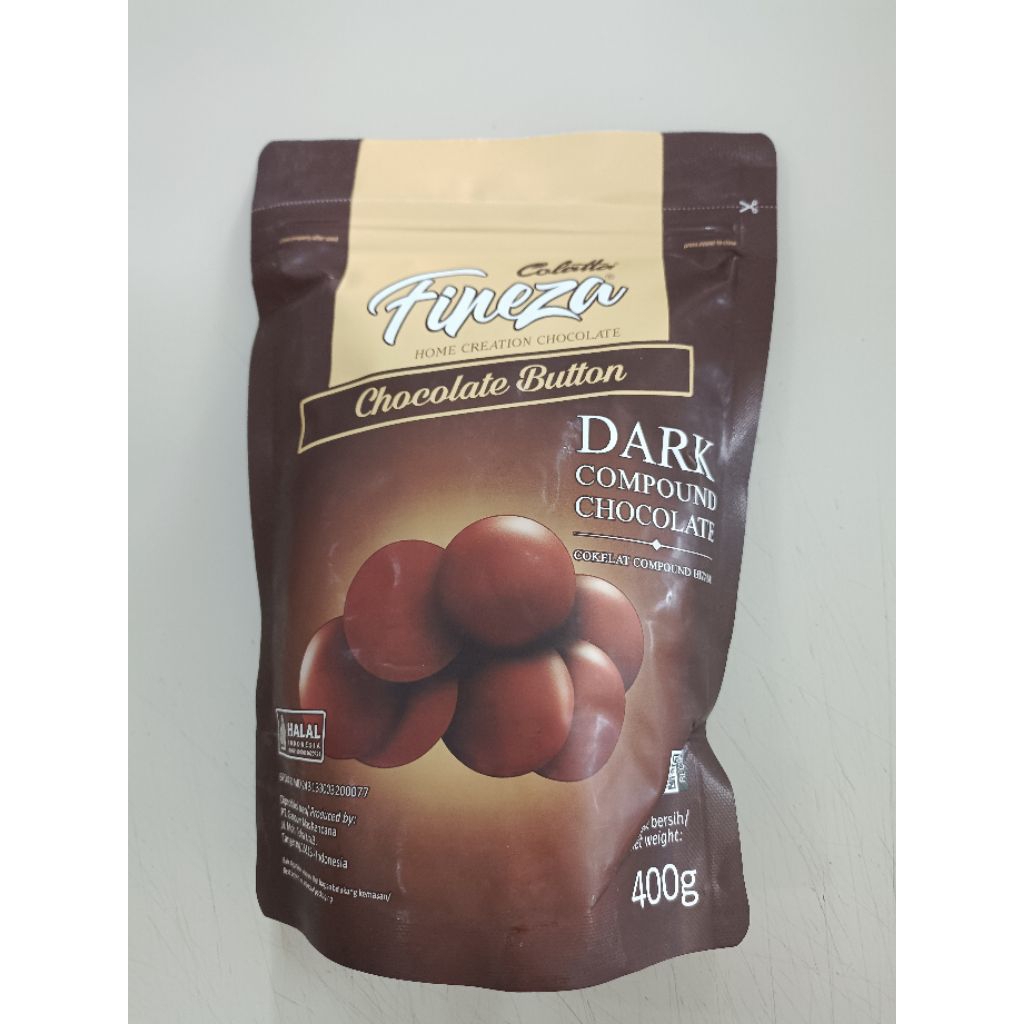 

COKELAT KOIN/COLATTA FINEZA BUTTON COMPOUND DARK 400GRAM