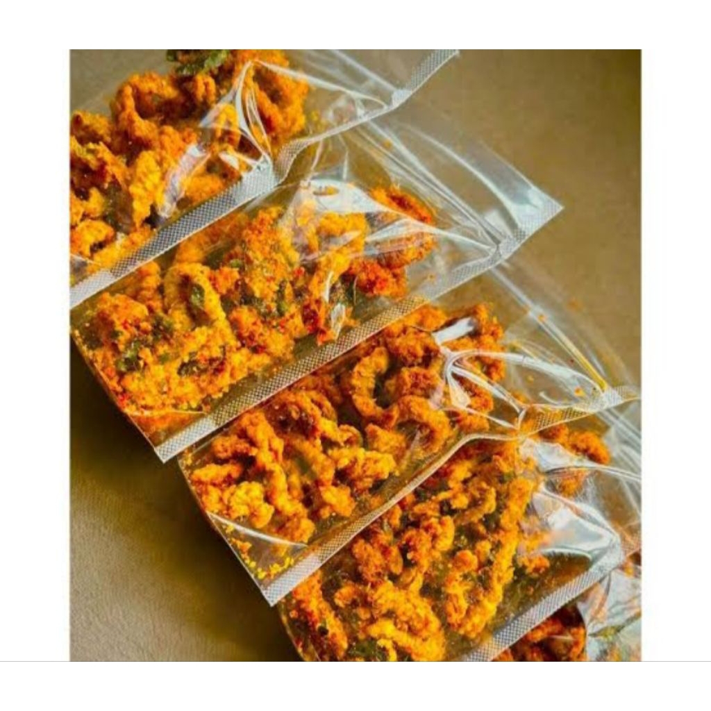 

My snack Usus Goreng crispy pedas daun jeruk