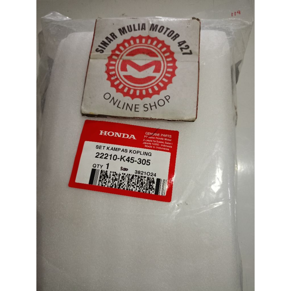 Kampas kopling set CB 150 R CBR150 ori ahm 22210k45305