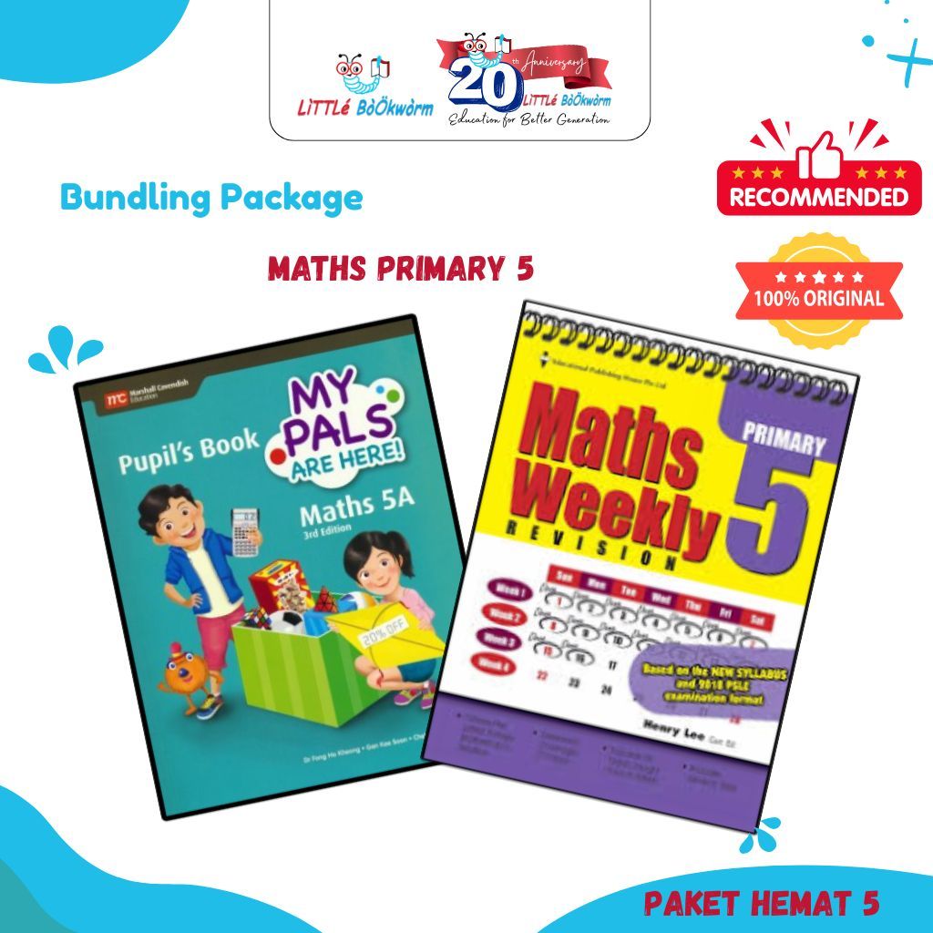 PAKET BUNDLING MATH P5: MATH WEEKLY P5 + MY PALS  ARE HERE MATH 5A