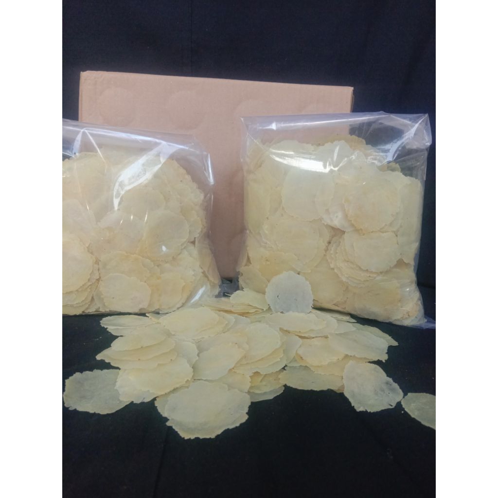 

Emping mlinjo mentah kemasan 500gram