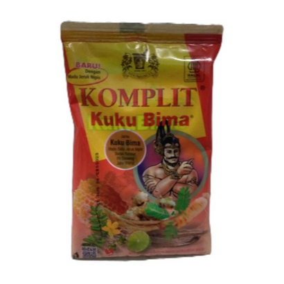 

Sido Muncul KUKU BIMA KOMPLIT Jamu Komplit Isi 5 Macam Beras Kencur Madu Jeruk Nipis Jahe Wangi & Pil Ginseng